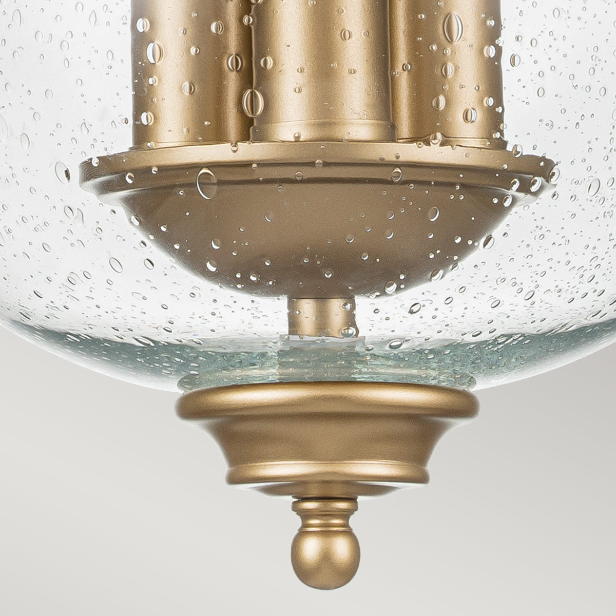Feiss Ceiling Semi-Flush from the Pickering Lane range. Pickering Lane 3lt Semi-Flush - Painted Natural Brass Product Code = FE-PICKERING-LANE-SF-PNBR