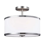 Feiss Pendant from the Prospect Park range. Prospect Park 2 Light Semi-Flush Product Code = FE-PROSPECT-PARK-SF