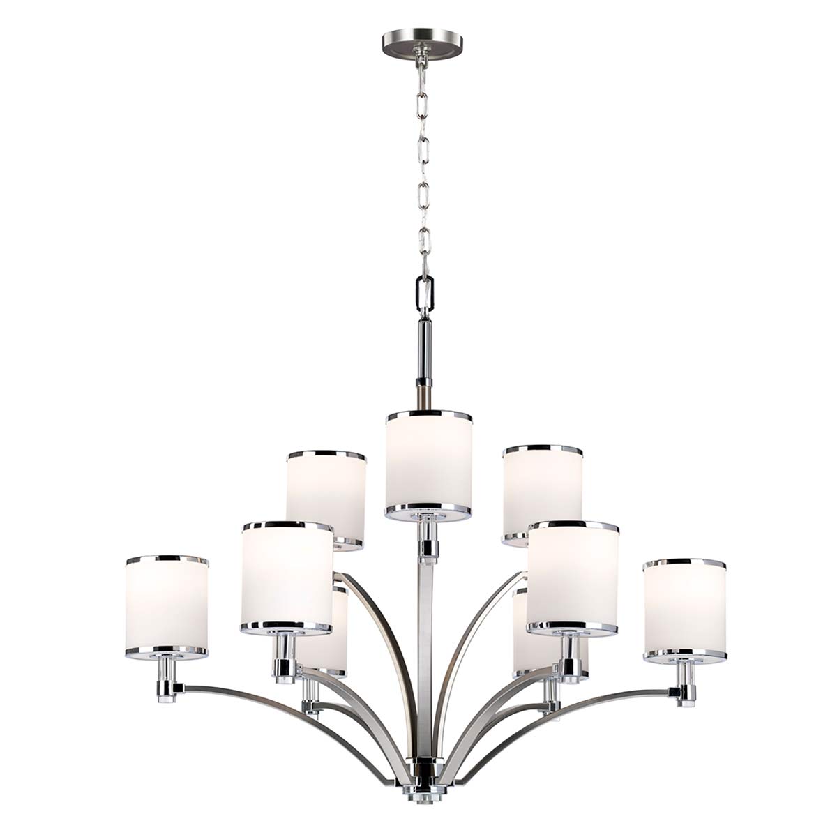 Feiss Chandelier from the Prospect Park range. Prospect Park 9 Light Chandelier Product Code = FE-PROSPECT-PARK9