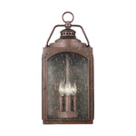 Feiss Outdoor Wall Light from the Randhurst range. Randhurst 3 Light Large Wall Lantern Product Code = FE-RANDHURST-L-CO