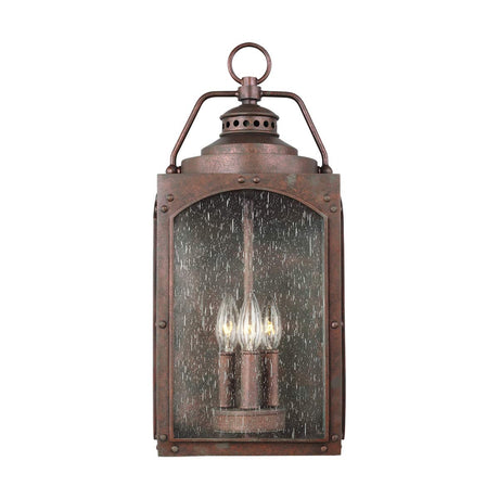 Feiss Outdoor Wall Light from the Randhurst range. Randhurst 3 Light Large Wall Lantern Product Code = FE-RANDHURST-L-CO