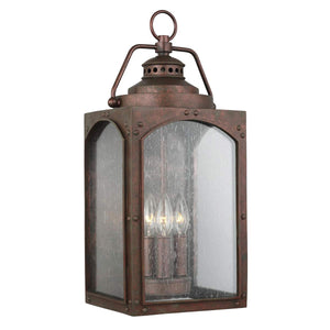 Feiss Outdoor Wall Light from the Randhurst range. Randhurst 3 Light Large Wall Lantern Product Code = FE-RANDHURST-L-CO