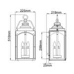 Feiss Outdoor Wall Light from the Randhurst range. Randhurst 3 Light Large Wall Lantern – SKU FE-RANDHURST-L-CO