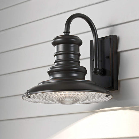 Feiss Outdoor Wall Light from the Redding Station range. Redding Station 1 Light Medium Wall Lantern Product Code = FE-REDDING2-M-RB