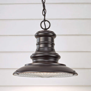 Feiss Outdoor Hanging from the Redding Station range. Redding Station 1 Light Medium Chain Lantern Product Code = FE-REDDING8-M-RB
