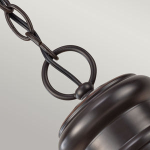 Feiss Outdoor Hanging from the Redding Station range. Redding Station 1 Light Medium Chain Lantern Product Code = FE-REDDING8-M-RB