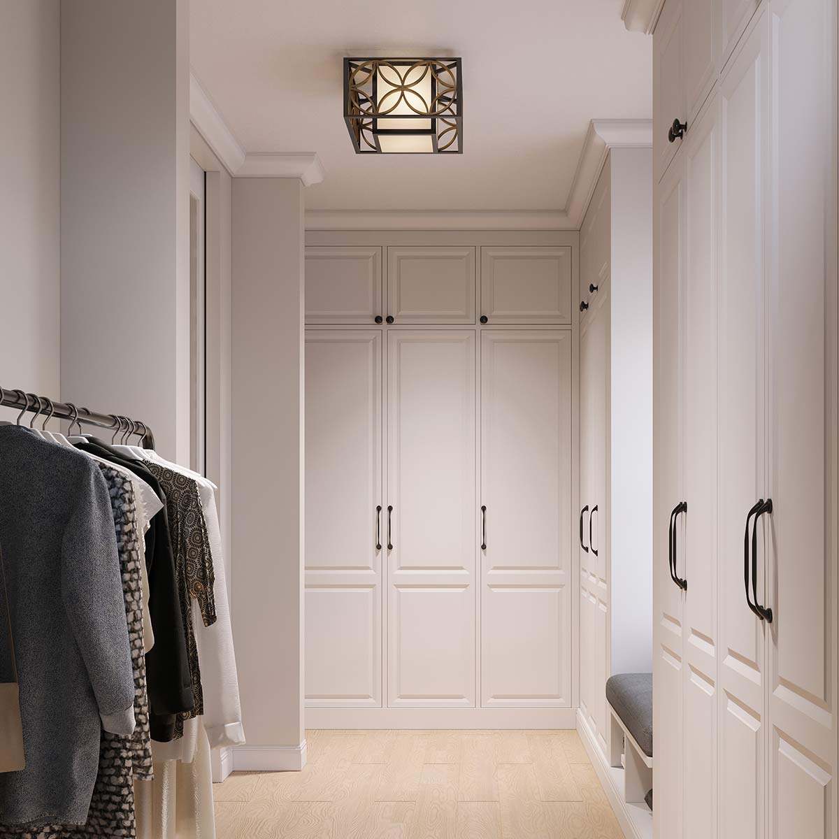 Feiss Ceiling Flush from the Remy range. Remy 2 Light Flush  Product Code = FE-REMY-F