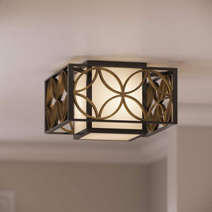 Feiss Ceiling Flush from the Remy range. Remy 2 Light Flush  Product Code = FE-REMY-F