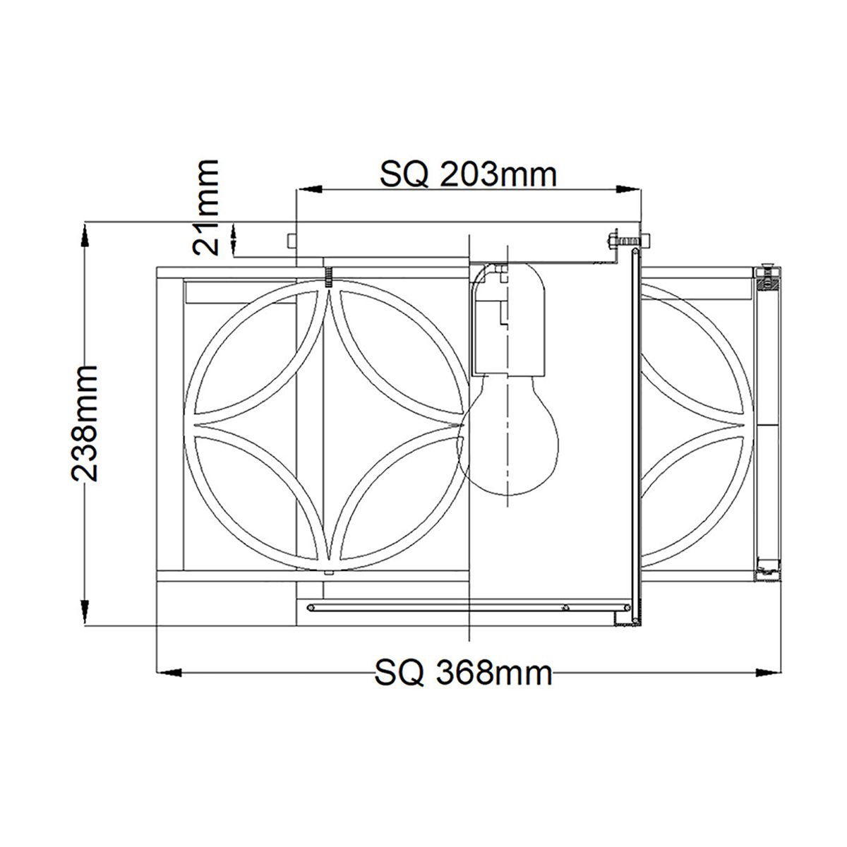 Feiss Ceiling Flush from the Remy range. Remy 2 Light Flush – SKU FE-REMY-F