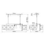 Feiss Chandelier from the Remy range. Remy 4 Light Pendant Light – SKU FE-REMY-P-A