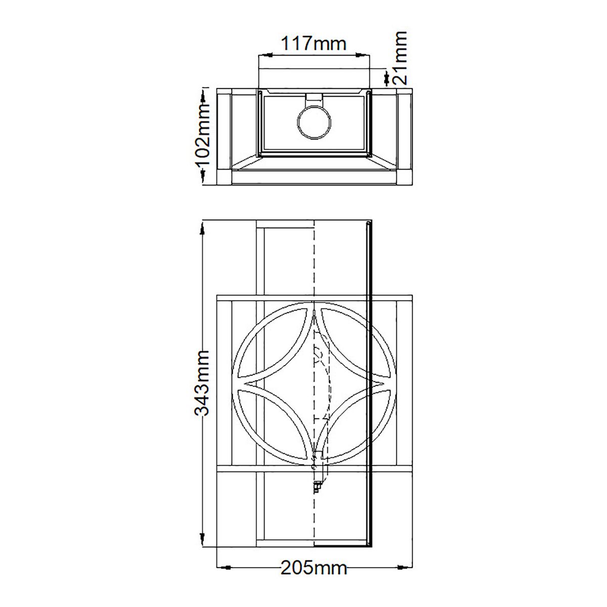 Feiss Wall Light from the Remy range. Remy 1 Light Wall Light – SKU FE-REMY1