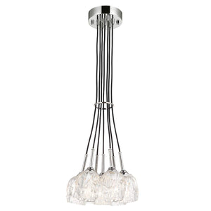 Feiss Chandelier from the Rubin range. Rubin 7 Light Cluster Chandelier Product Code = FE-RUBIN-7P