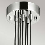 Feiss Chandelier from the Rubin range. Rubin 7 Light Cluster Chandelier Product Code = FE-RUBIN-7P