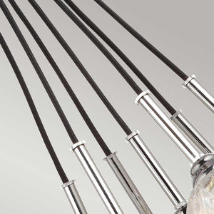 Feiss Chandelier from the Rubin range. Rubin 7 Light Cluster Chandelier Product Code = FE-RUBIN-7P