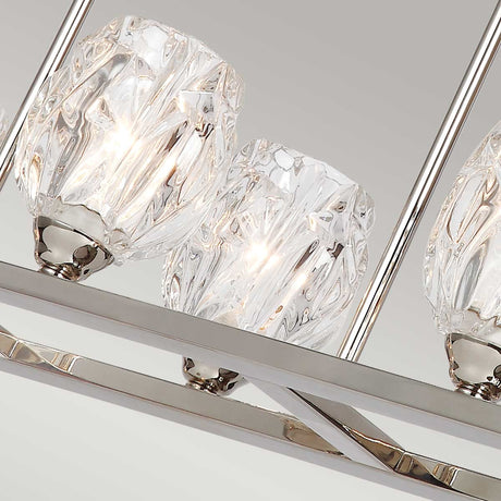Feiss Chandelier from the Rubin range. Rubin 10 Light Island Chandelier Product Code = FE-RUBIN-ISLE