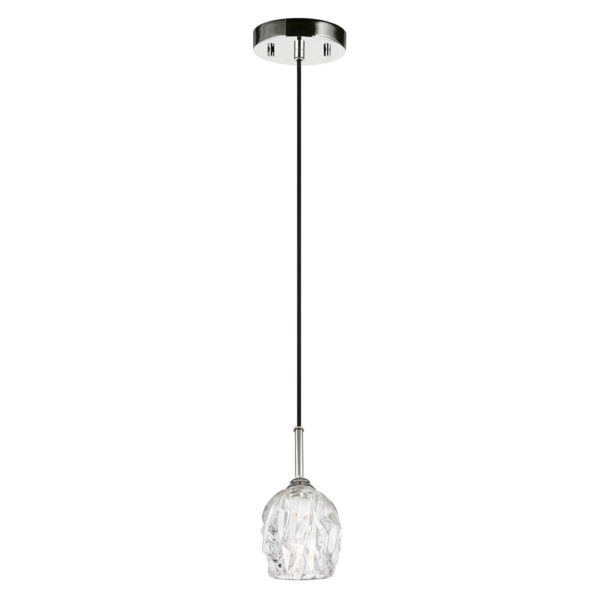 Feiss Pendant from the Rubin range. Rubin 1 Light Mini Pendant Product Code = FE-RUBIN-MP