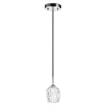 Feiss Pendant from the Rubin range. Rubin 1 Light Mini Pendant Product Code = FE-RUBIN-MP