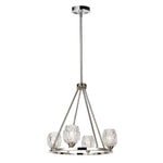 Feiss Chandelier from the Rubin range. Rubin 4 Light Chandelier Product Code = FE-RUBIN4