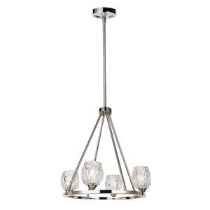 Feiss Chandelier from the Rubin range. Rubin 4 Light Chandelier Product Code = FE-RUBIN4