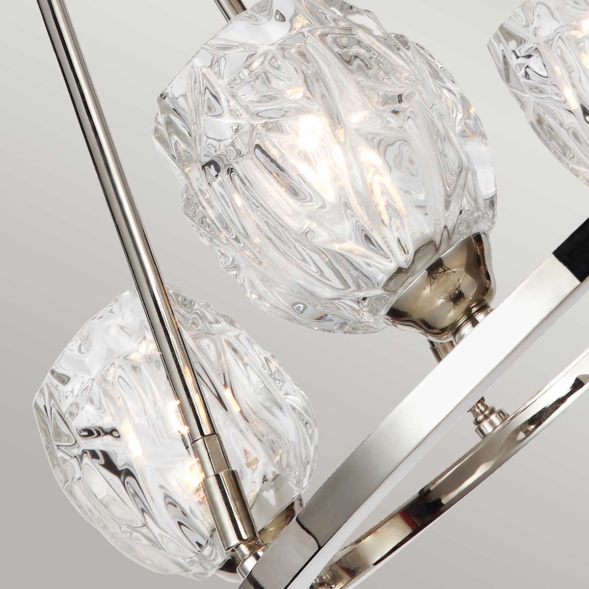 Feiss Chandelier from the Rubin range. Rubin 4 Light Chandelier Product Code = FE-RUBIN4