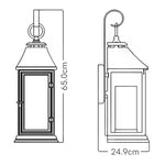 Feiss Outdoor Wall Light from the Shepherd range. Shepherd 1 Light Large Wall Lantern – SKU FE-SHEPHERD-2L