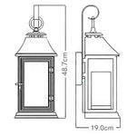 Feiss Outdoor Wall Light from the Shepherd range. Shepherd 2 Light Medium Wall Lantern – SKU FE-SHEPHERD-2M