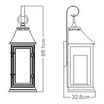 Feiss Outdoor Wall Light from the Shepherd range. Shepherd 1 Light Extra Large Wall Lantern – SKU FE-SHEPHERD-2XL