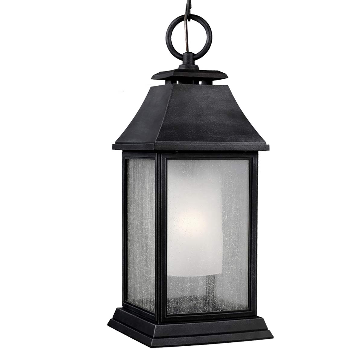 Feiss Outdoor Hanging from the Shepherd range. Shepherd 1 Light Large Chain Lantern Product Code = FE-SHEPHERD-8L
