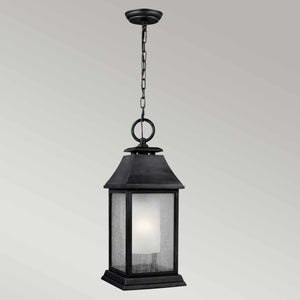 Feiss Outdoor Hanging from the Shepherd range. Shepherd 1 Light Large Chain Lantern Product Code = FE-SHEPHERD-8L