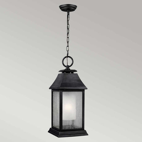 Feiss Outdoor Hanging from the Shepherd range. Shepherd 1 Light Large Chain Lantern Product Code = FE-SHEPHERD-8L