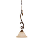 Feiss Pendant from the Sonoma Valley range. Sonoma Valley 1 Light Mini Pendant  Product Code = FE-SONOMAVALLEY-P