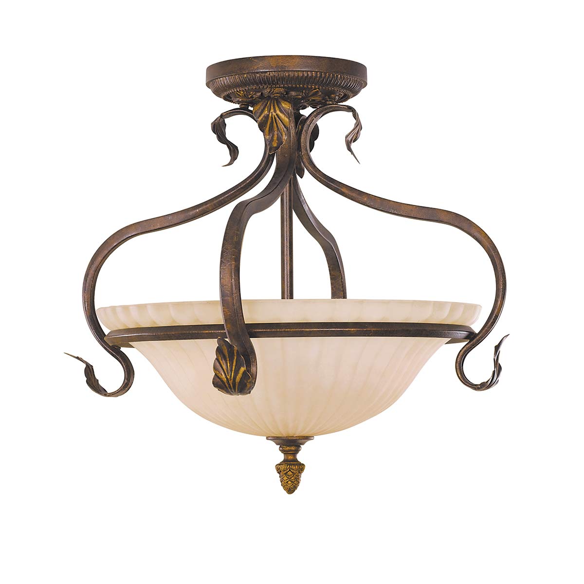 Feiss Ceiling Semi-Flush from the Sonoma Valley range. Sonoma Valley 3 Light Semi-Flush  Product Code = FE-SONOMAVALLEY-SF