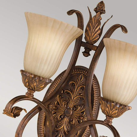 Feiss Wall Light from the Sonoma Valley range. Sonoma Valley 2 Light Wall Light  Product Code = FE-SONOMAVALLEY2