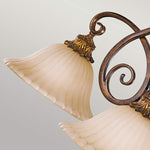 Feiss Chandelier from the Sonoma Valley range. Sonoma Valley 3 Light Chandelier  Product Code = FE-SONOMAVALLEY3