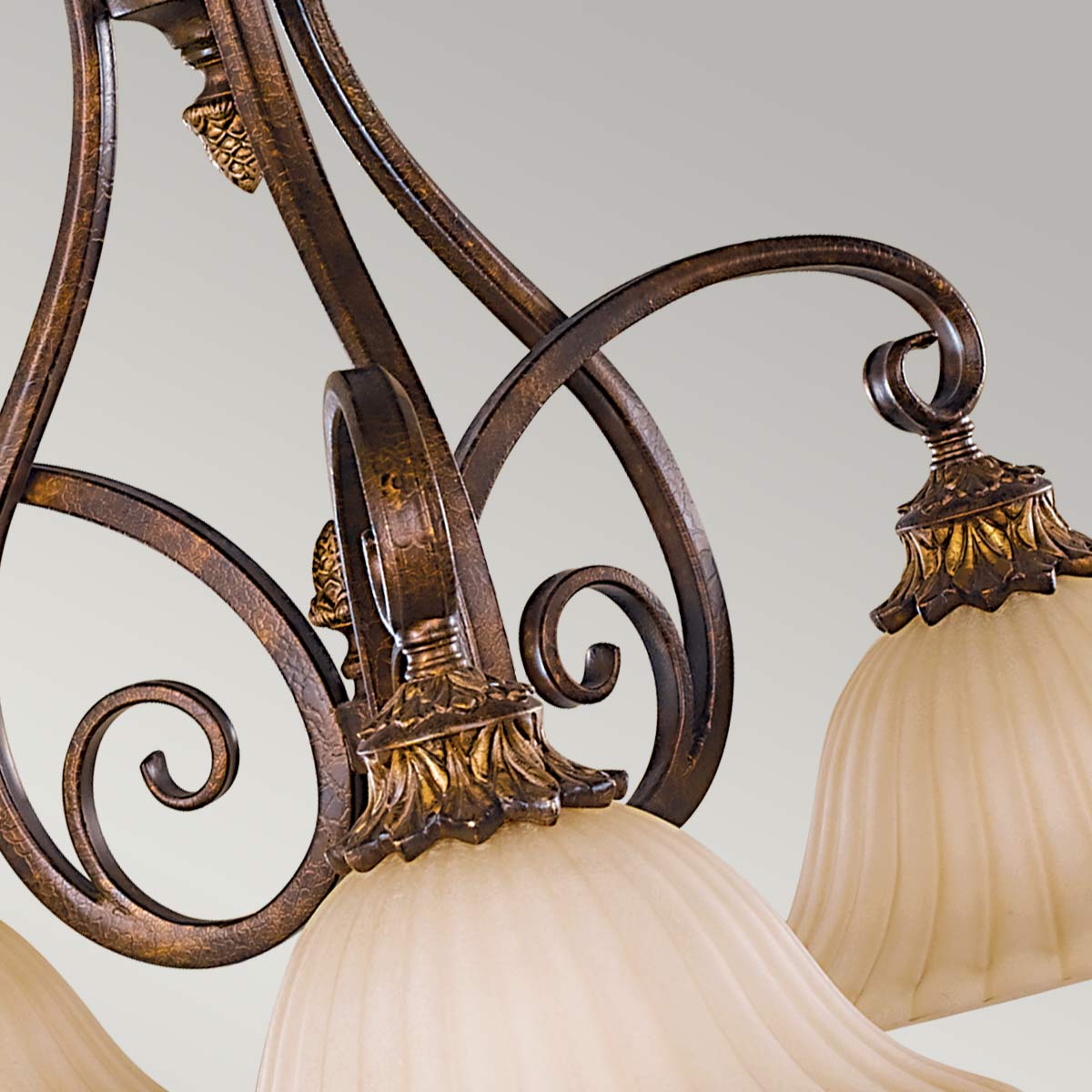 Feiss Chandelier from the Sonoma Valley range. Sonoma Valley 3 Light Chandelier  Product Code = FE-SONOMAVALLEY3