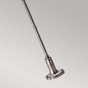 Feiss Floor Lamp from the Stateroom range. Stateroom 2 Light Floor Lamp - Antique Nickel Product Code = FE-STATEROOM-FL-AN