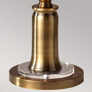Feiss Floor Lamp from the Stateroom range. Stateroom 2 Light Floor Lamp - Bali Brass Product Code = FE-STATEROOM-FL-BB