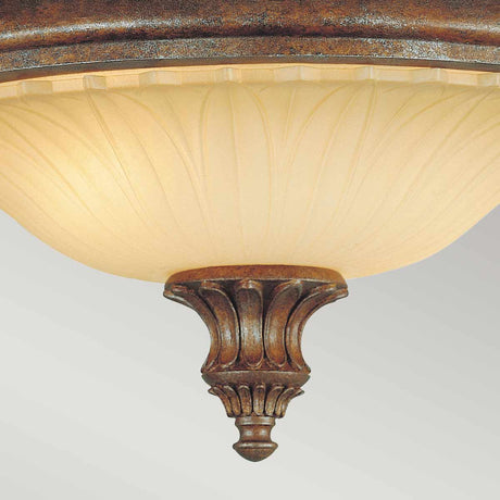 Feiss Ceiling Flush from the Stirling Castle range. Stirling Castle 2 Light Flush Product Code = FE-STIRLING-CASTLE-F