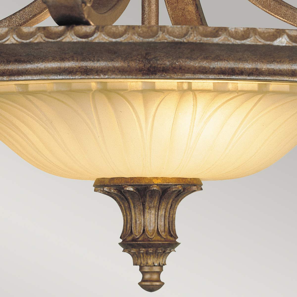 Feiss Ceiling Semi-Flush from the Stirling Castle range. Stirling Castle 2 Light Semi-Flush  Product Code = FE-STIRLING-CASTLESF