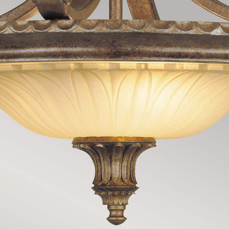 Feiss Ceiling Semi-Flush from the Stirling Castle range. Stirling Castle 2 Light Semi-Flush  Product Code = FE-STIRLING-CASTLESF