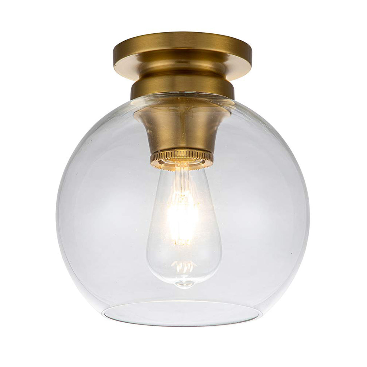 Feiss Ceiling Flush from the Tabby range. Tabby 1 Light Flush Light Product Code = FE-TABBY-F-BB