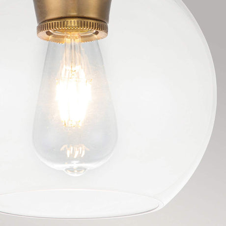 Feiss Ceiling Flush from the Tabby range. Tabby 1 Light Flush Light Product Code = FE-TABBY-F-BB