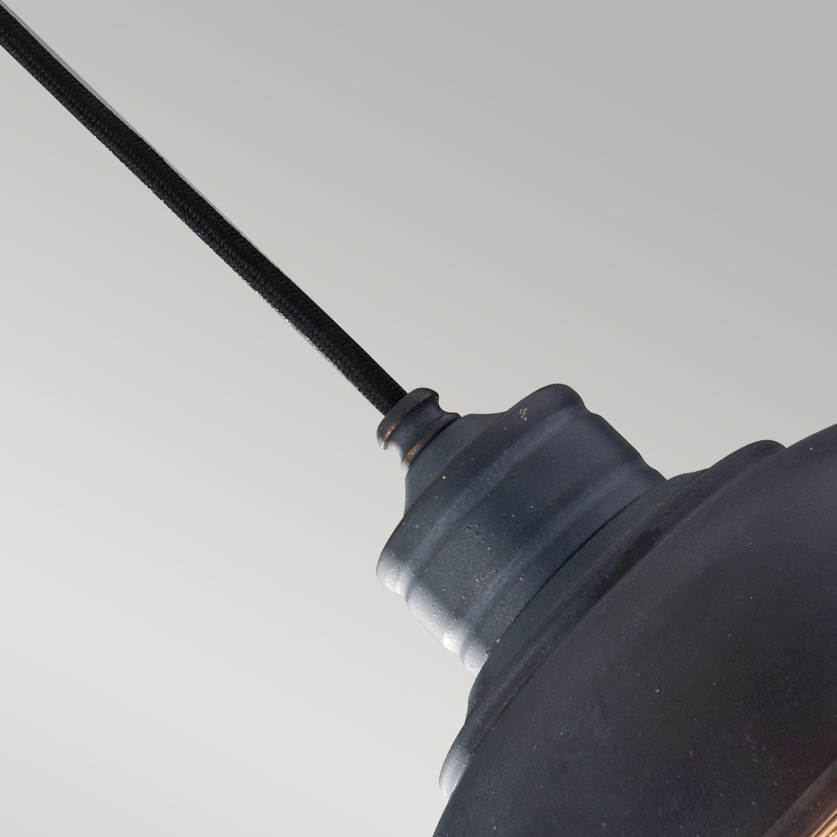 Feiss Pendant from the Urban Renewal range. Urban Renewal  1 Light Pendant - Antique Forged Iron Product Code = FE-URBANRWL-P-B
