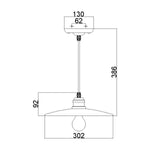 Feiss Pendant from the Urban Renewal range. Urban Renewal 1 Light Pendant – SKU FE-URBANRWL-P-E