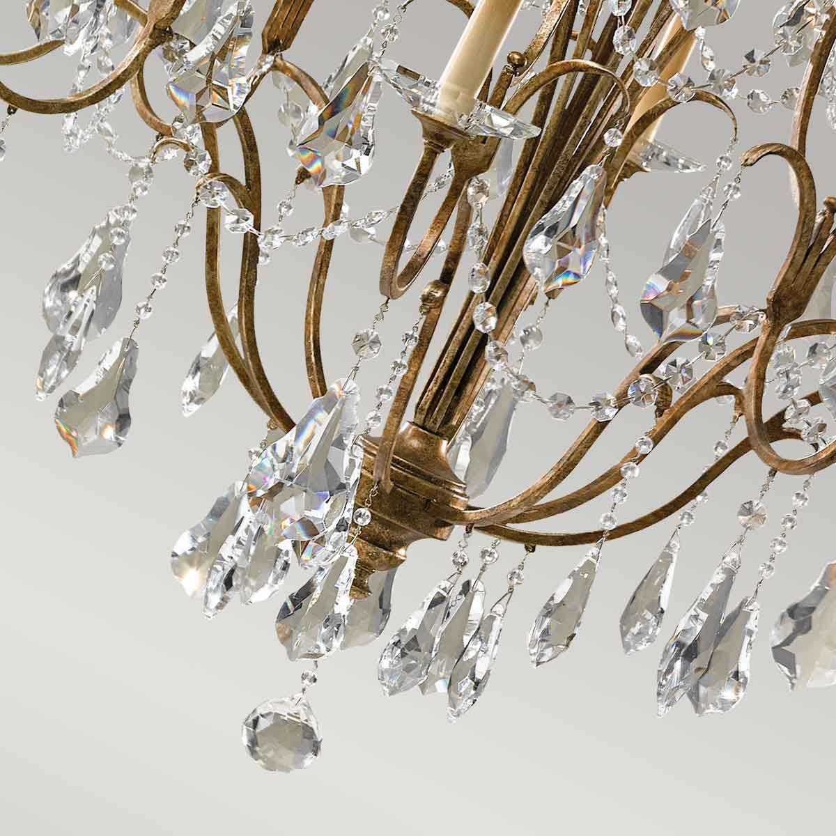 Feiss Chandelier from the Valentina range. Valentina 12 Light Multi-Light-Tier Chandelier – SKU FE-VALENTINA12