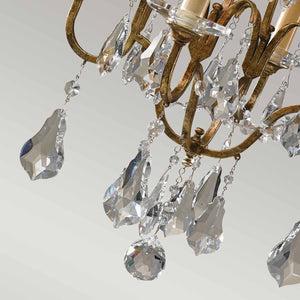 Feiss Chandelier from the Valentina range. Valentina 4 Light Chandelier Product Code = FE-VALENTINA4