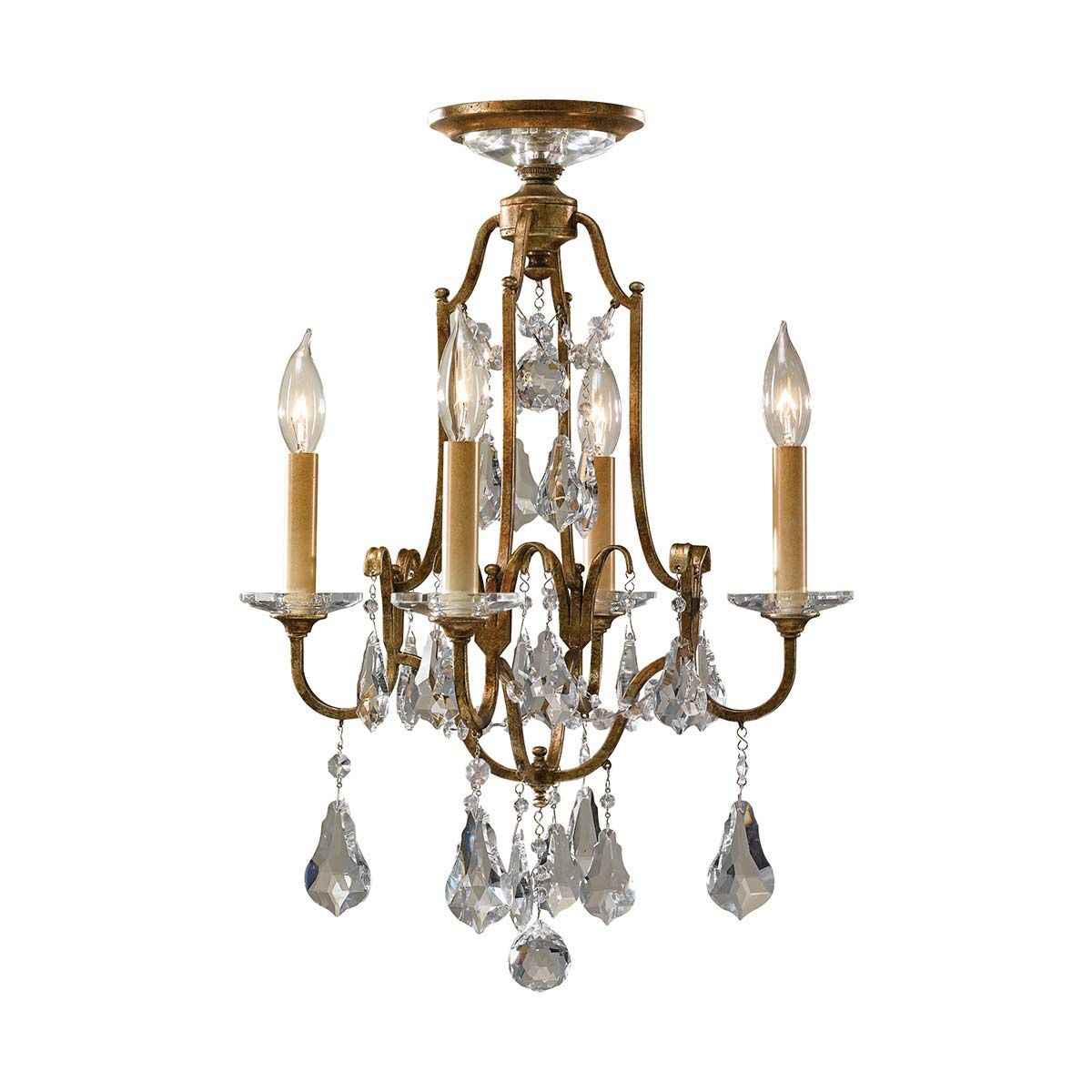 Feiss Chandelier from the Valentina range. Valentina 4 Light Chandelier – SKU FE-VALENTINA4