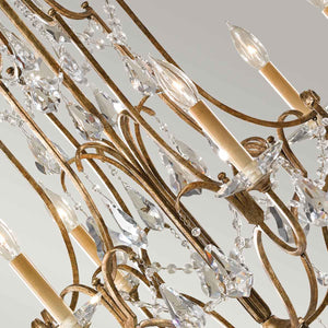 Feiss Chandelier from the Valentina range. Valentina 6 Light Chandelier Product Code = FE-VALENTINA6