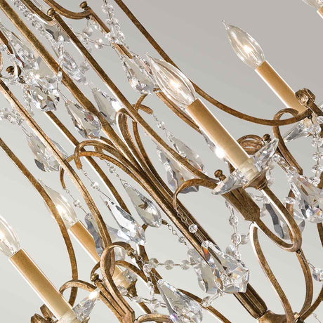 Feiss Chandelier from the Valentina range. Valentina 6 Light Chandelier Product Code = FE-VALENTINA6