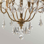 Feiss Chandelier from the Valentina range. Valentina 6 Light Chandelier Product Code = FE-VALENTINA6